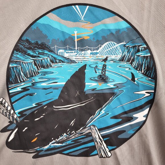 San Jose Sharks Men Jersey Medium Jeff‎ McMillain Open Water Promo Hockey NHL - Picture 2 of 8
